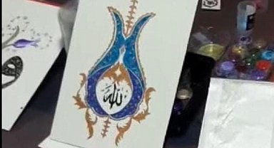 Nallıhan'da tezhip sanatı büyük ilgi görüyor