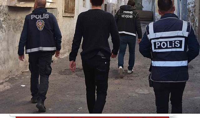 Nevşehir'de 21 narkotik olayda 32 şahsa işlem yapıldı