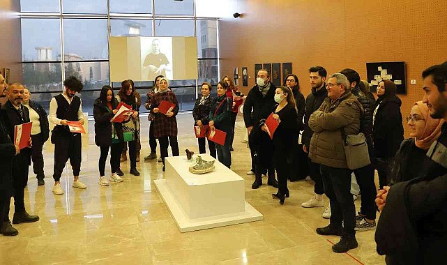 NEVÜ''de '2023 Yeni Yıl Buluşma Karma Sergisi' açıldı
