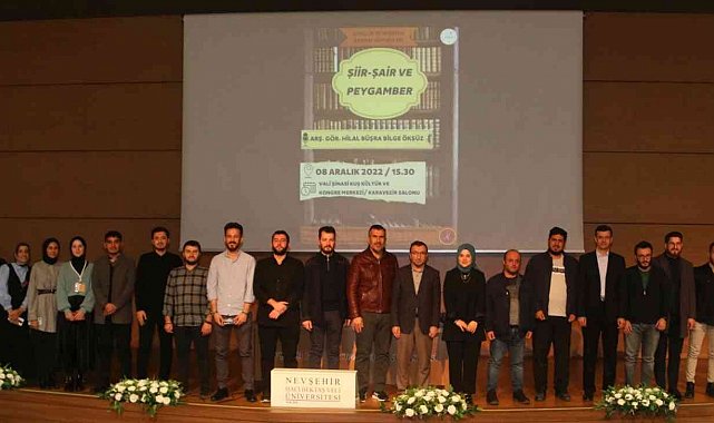 NEVÜ'de 'Şiir-Şair ve Peygamber' konulu söyleşi düzenlendi