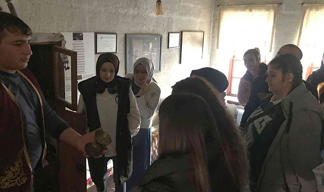 NEVÜ'lü öğrenciler Kapadokya Yaşayan Miras Müzesi'nde