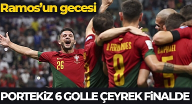 Portekiz, çeyrek finale 6 golle yükseldi