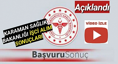 SAĞLIK BAKANLIĞI KURA SONUÇLARI İSİM LİSTESİ ÖĞRENME
