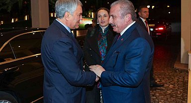 TBMM Başkanı Şentop, Rusya Devlet Duması Başkanı Volodin ile bir araya geldi