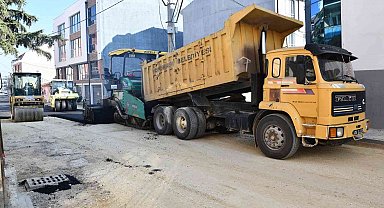 Tepebaşı'nda üstyapı çalışmaları