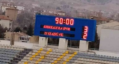 TFF 3. Lig: Kırıkkale BA: 3 - 23 Elazığ FK: 2