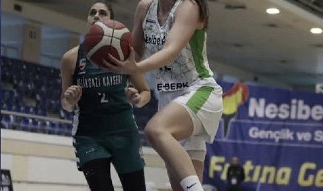 TKBL: Nesibe Aydın: 74 - Melikgazi Kayseri Basketbol: 60
