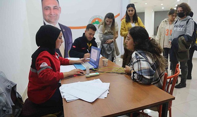Toroslar Belediye personeli sağlık taramasından geçti