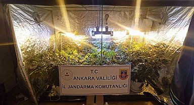 Uyuşturucu imali için evini seraya çeviren zehir tacirlerine jandarma göz açtırmadı