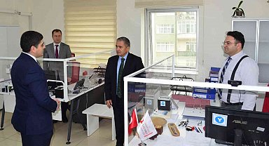 Vali Mete Buhara kamu kurumlarında inceleme yaptı