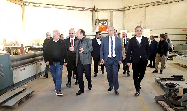 Vali Pehlivan OSB'de incelemelerde bulundu