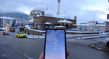 Yozgat'ta kar yağışı etkili oldu
