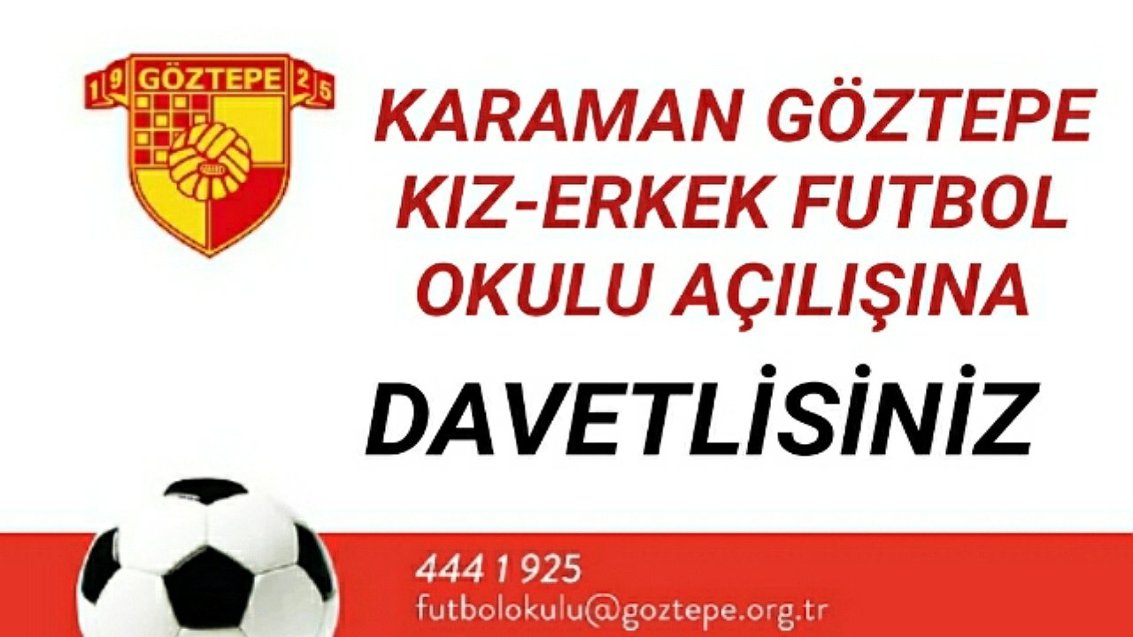 28 Ocak'ta Açılışa Karaman Halkı Davetlidir
