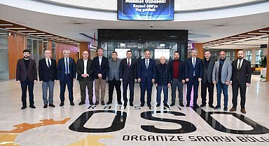 AK Parti Genel Başkan Yardımcısı Özhaseki'den OSB'ye istişare ziyareti