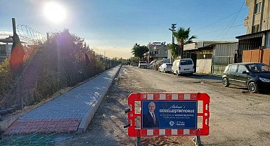 Akdeniz'de asfalt çalışmaları sürüyor