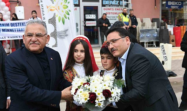 Başkan Büyükkılıç İle Vali Çiçek'ten Sarıoğlan'a 'yatırım' çıkarması