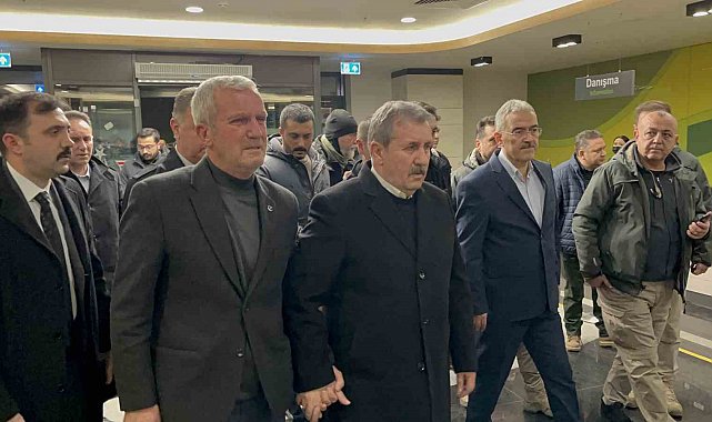 BBP Genel Başkanı Mustafa Destici taziyeleri kabul etti