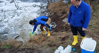 Bolu'da dereyi kirleten 3 tesise 790 bin lira idari para cezası