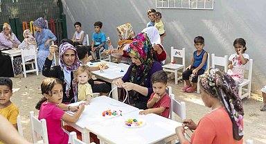 Büyükşehir Belediyesi kadınlar ve çocuklara pozitif dokunuşlar yapıyor