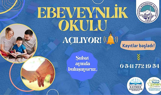 Büyükşehir'den "ebeveynlik" okulu