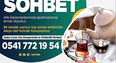 Büyükşehirden ailelere yönelik Bir Demlik Sohbet danışmanlık hizmeti