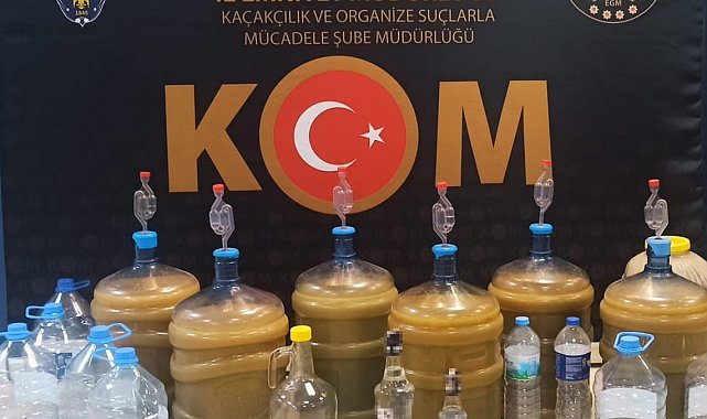 Çankırı'da 118 litre sahte alkol ele geçirildi