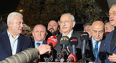 CHP Genel Başkanı Kılıçdaroğlu, hastaneye kaldırılan İYİ Parti Genel Başkanı Meral Akşener'i ziyaret etti