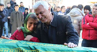 Cinayete kurban giden genç, gözyaşlarıyla son yolculuğuna uğurlandı