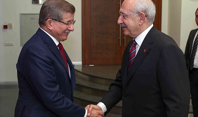 Davutoğlu, CHP Lideri Kılıçdaroğlu'nu ziyaret etti