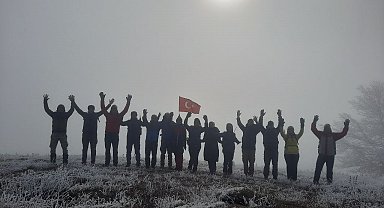Doğa tutkunları Metristepe'de 1. İnönü Zaferi'ni andı
