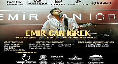 EMİRCAN İĞREK KONSERİNE GERİ SAYIM BAŞLADI