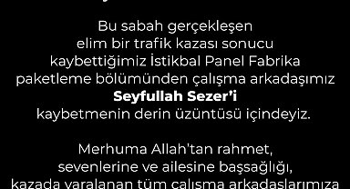 Ertekin'den hayatını kaybeden işçi için başsağlığı