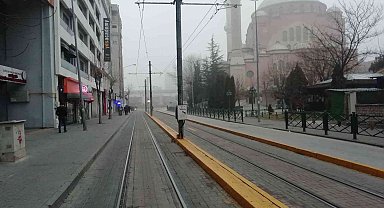 Eskişehir güne sisle uyandı