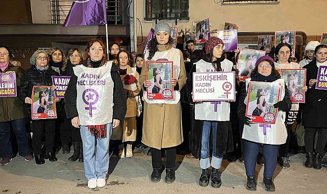 Eskişehir'de kadın cinayetlerine tepki eylemi