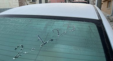 Eskişehir'de kar yok buz var