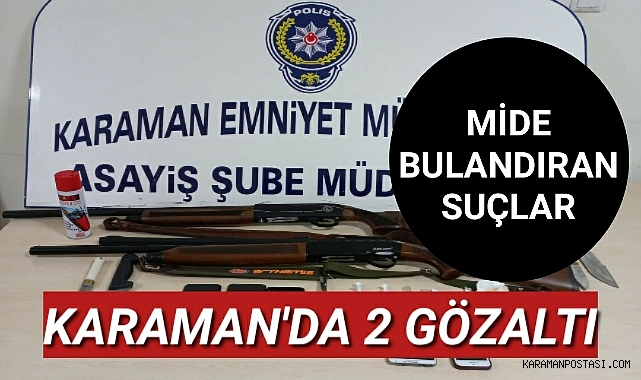 Karaman'da Fuhuşa Teşvik, Aracılık veya Zorlama-Çocuğun Kaçırılması ve Alıkonulması-Reşit Olmayanla Cinsel İlişki, Daha Neler Neler