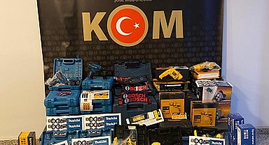 Gümrük kaçağı matkaplara el konuldu