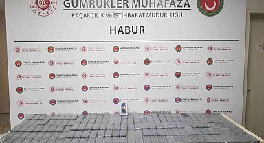 Habur Gümrük Kapısı'nda 330 adet kaçak cep telefonu ele geçirildi