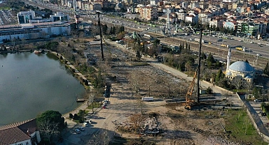 İzmit'in Millet Bahçesi'nde hummalı çalışma