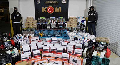 Kaçakçılarla mücadelede yüz binlerce ürün ele geçirildi