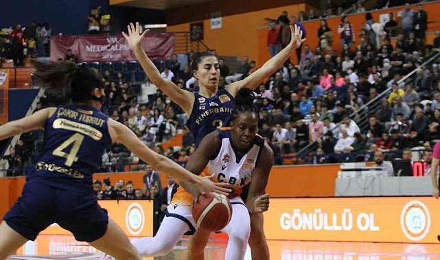 Kadınlar Basketbol Süper Ligi: ÇBK Mersin Yenişehir Belediyesi: 77 - Fenerbahçe: 68