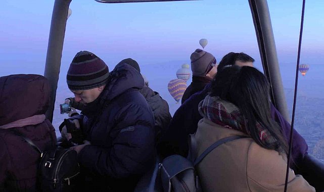 Kapadokya'yı 660 bin kişi kuş bakışı izledi