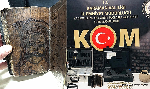 KARAMAN'DA BÜYÜK TARİHİ ESER VURGUNU