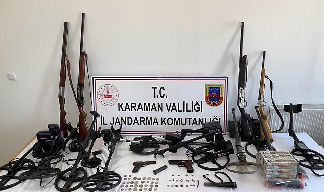 Karaman'da düzenlenen 'Sidamara' operasyonunda 1 kişiye ev hapsi verildi