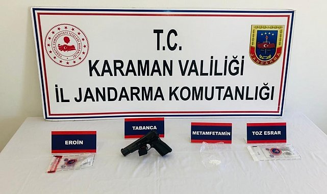 Karaman'da uyuşturucudan gözaltına alınan 4 kişi tutuklandı
