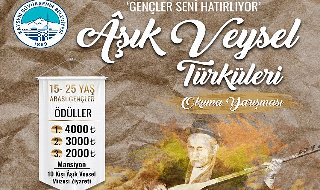 KAYMEK'ten Aşık Veysel yarışması