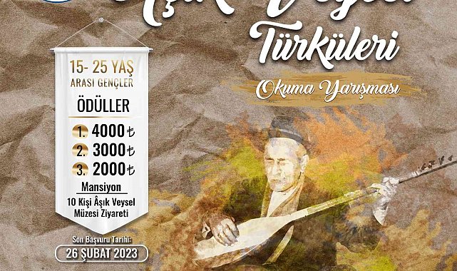 KAYMEK'ten Aşık Veysel Türkülerini Okuma Yarışması
