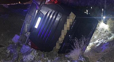 Kayseri'de otobüs devrildi: 6 yaralı