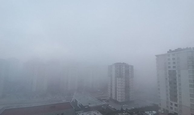 Kayseri'de sis etkili oldu