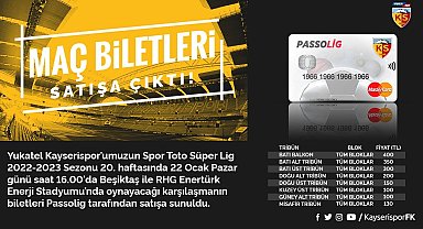 Kayserispor - Beşiktaş maçı bilet fiyatları belli oldu